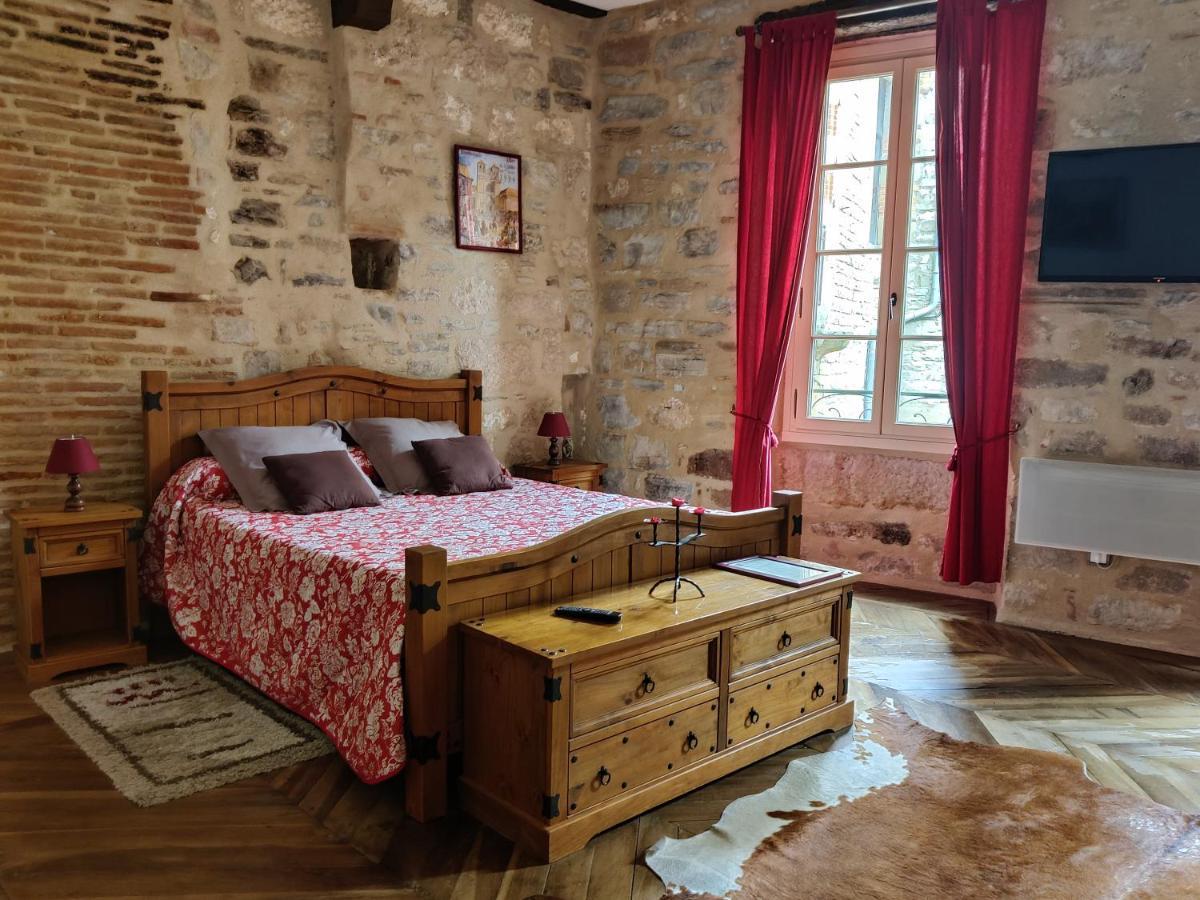 Chambres D'Hotes L'Escuelle Des Chevaliers Cordes-sur-Ciel Bagian luar foto